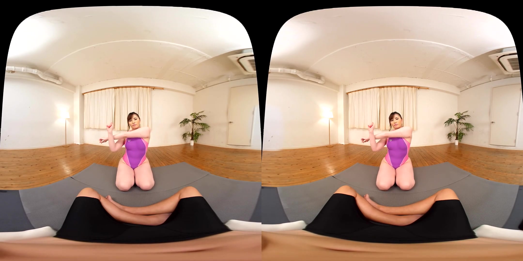 Makoto Takeda in Makoto Takeda Going at it with Lean Swimming Instructor - MiluVR