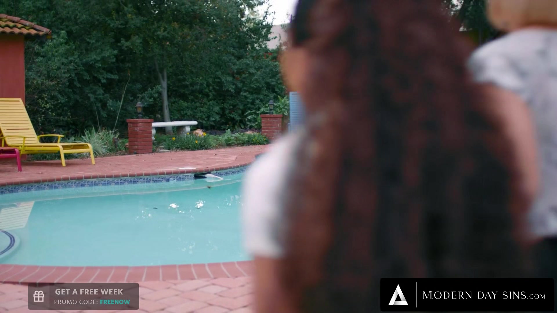 MODERN-DAY SINS - Real Estate Agent Walks In On Interracial Lesbian Couple Passionately Fucking!