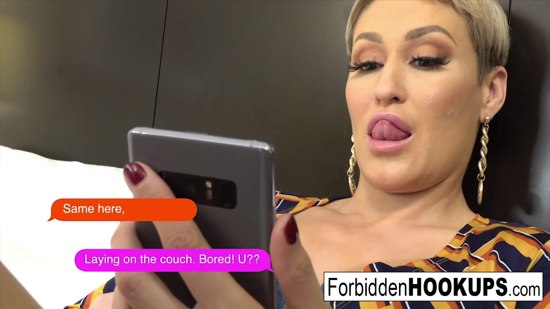 Sexy teen 18+ fucks her busty step-mom! - ForbiddenHookups