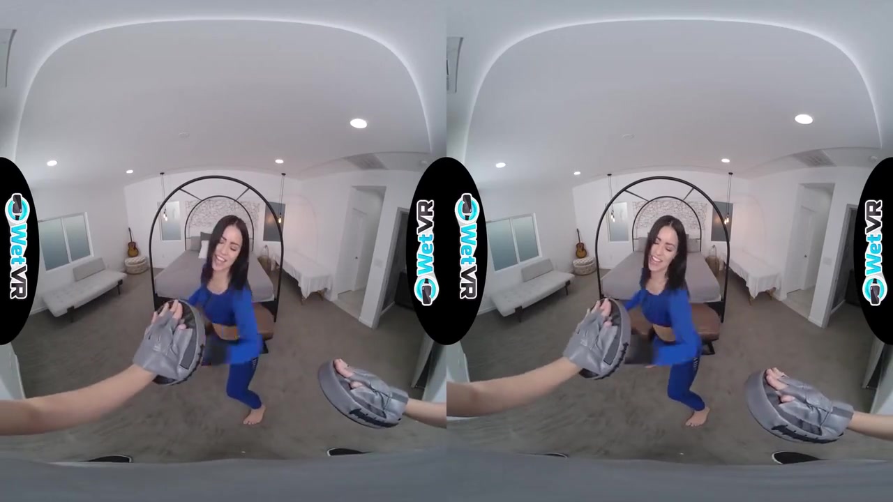 Virtual Reality And Alina Lopez In Horny Student 18+ Fucks Her Trainer
