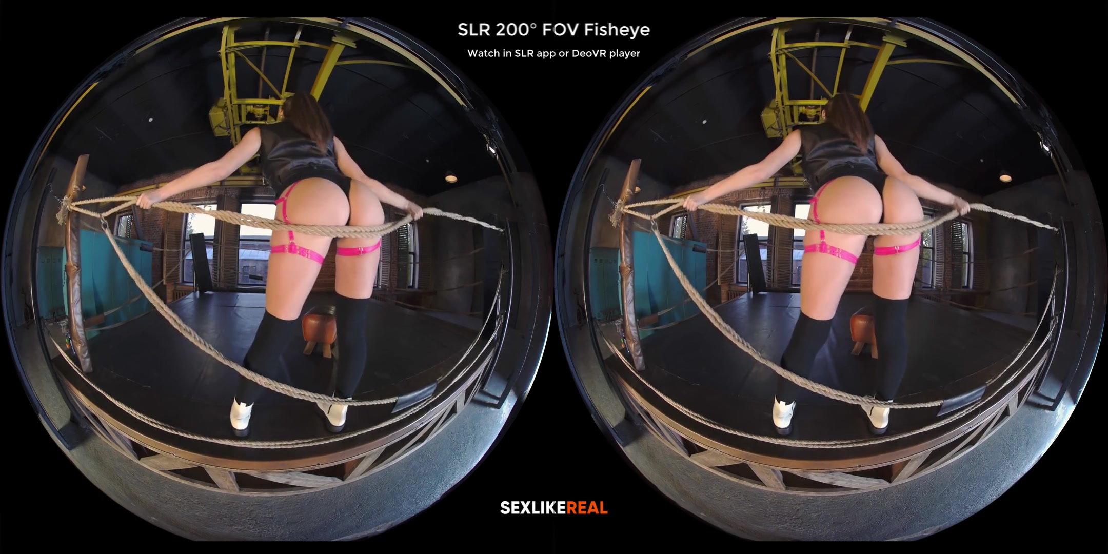 In the Ring - Big Tit Babe Solo Striptease - SexLikeReal