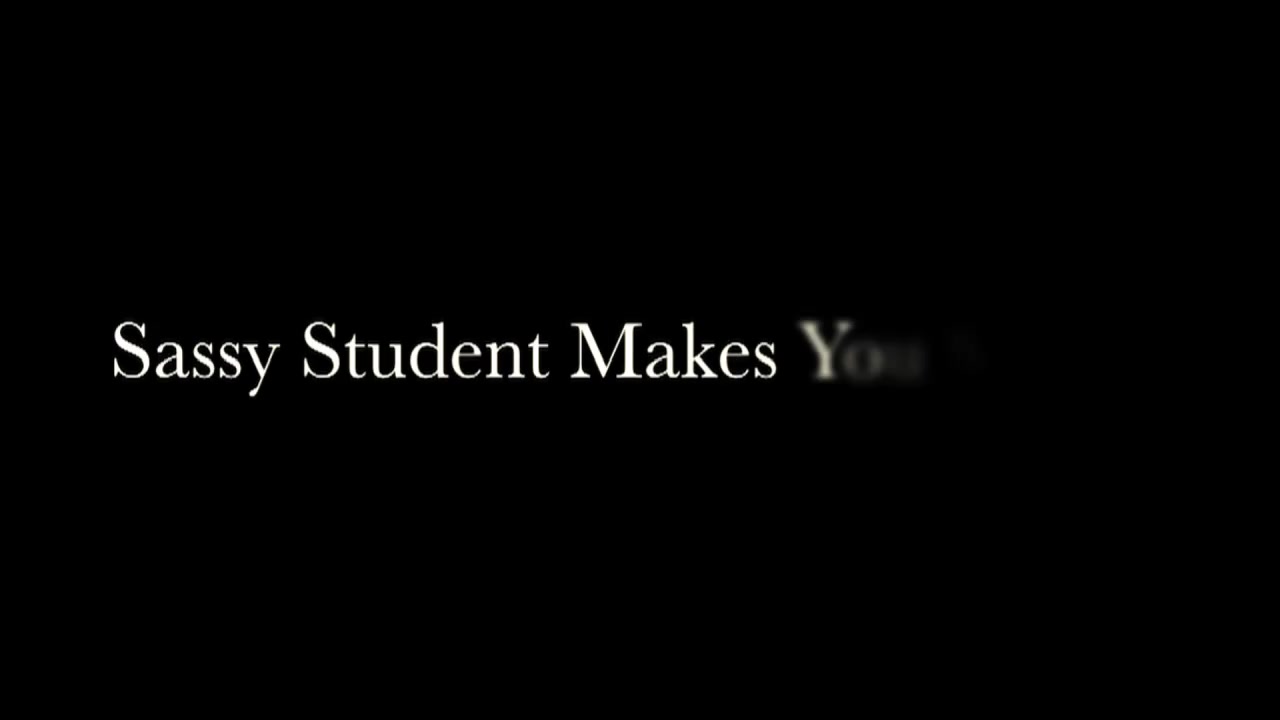 Sassy student 18+ Makes You Stroke