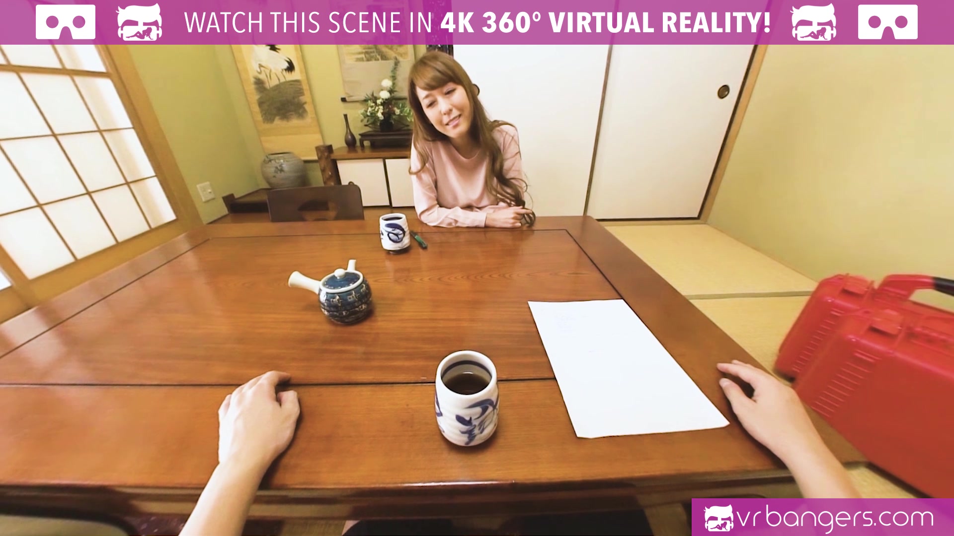 VR PORN - Japanese MILF Creampied and Squirts Hard