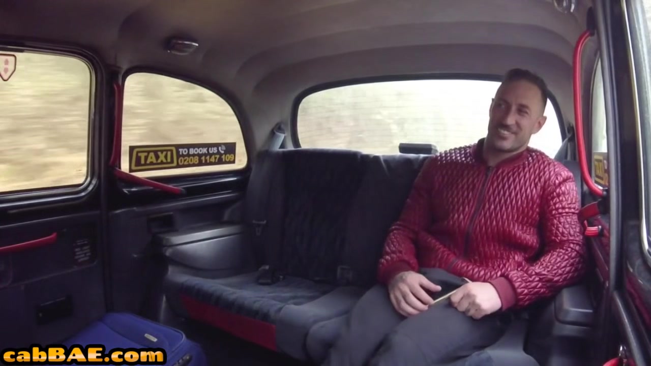 Bosomy MILF fucked in her cab by cab customer outdoor