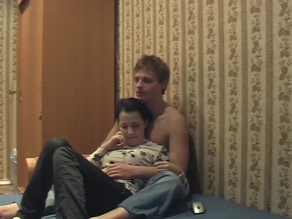 Vika in endowed dude fucking a chick in a homemade porn