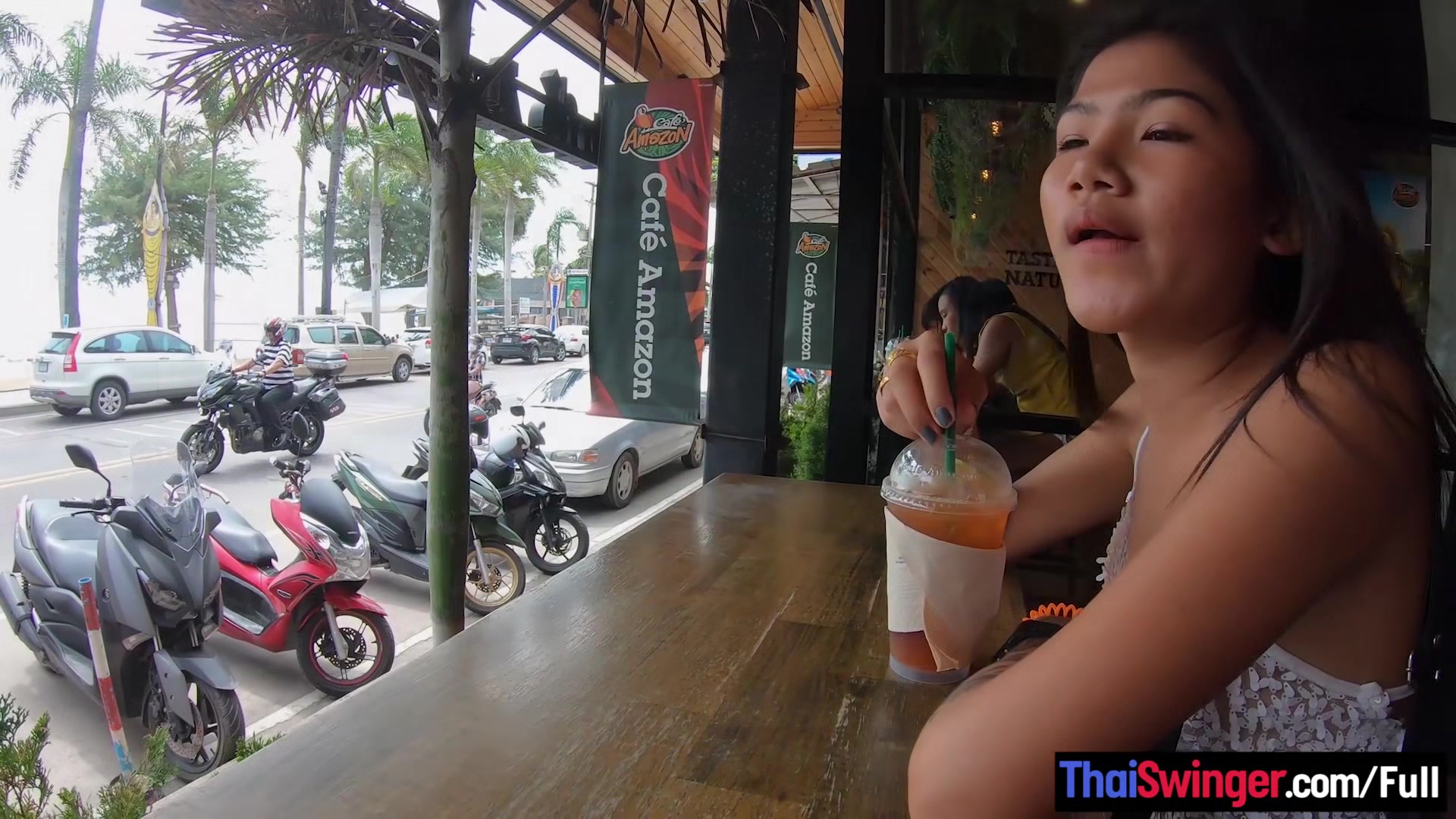 Rough sex with petite Thai amateur teen 18+ girlfriend who liked it hard