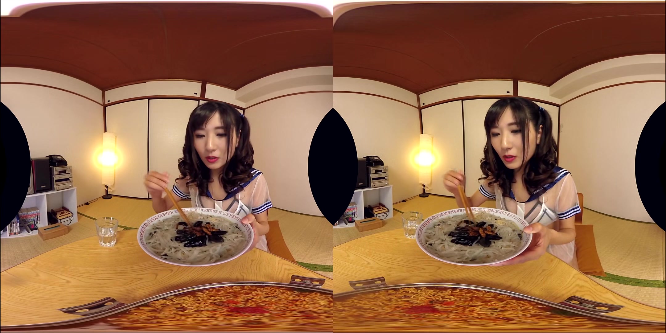 Kotomi Soramame Eats Bugs; Hot Japanese Idol Softcore Food Fetish