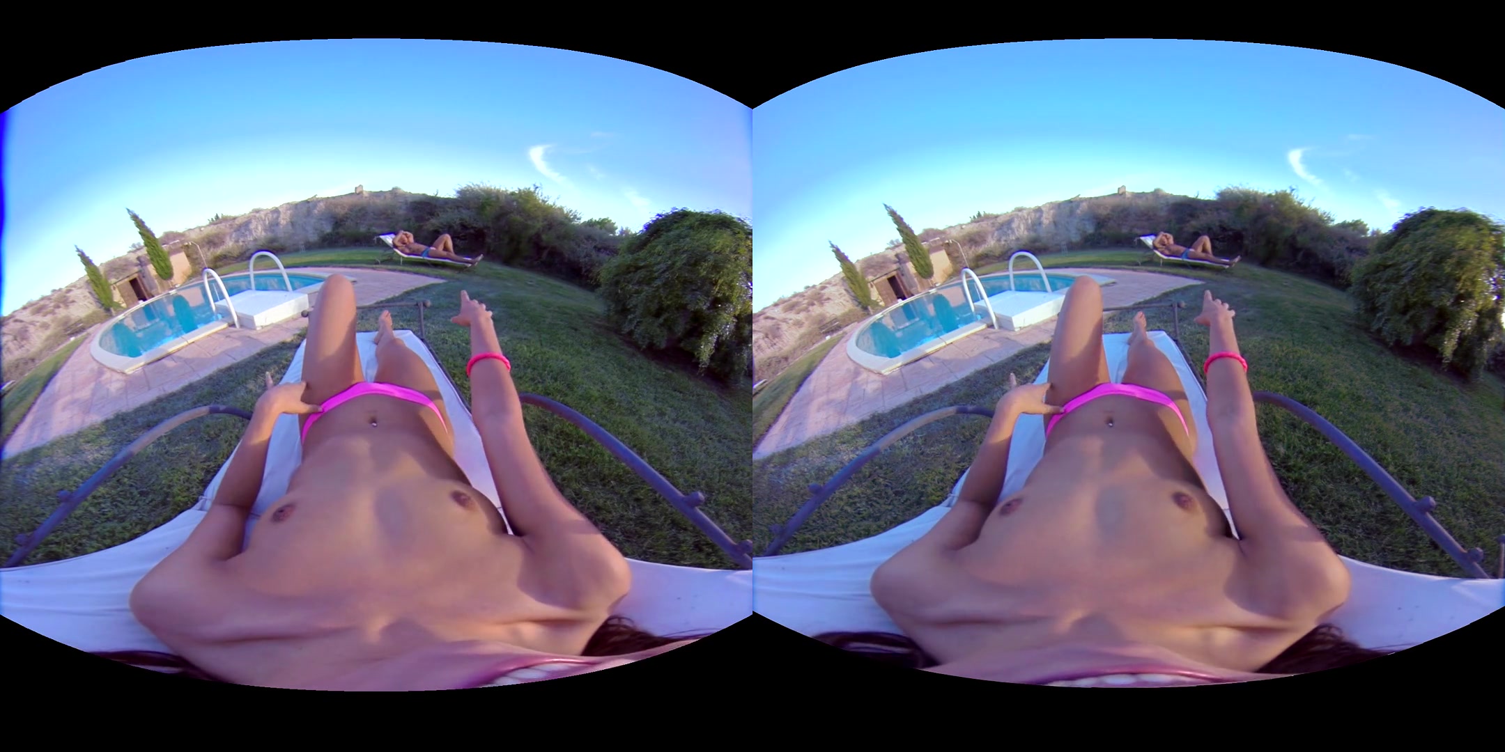 Gala Brown in Countryside Pool - VirtualRealPorn