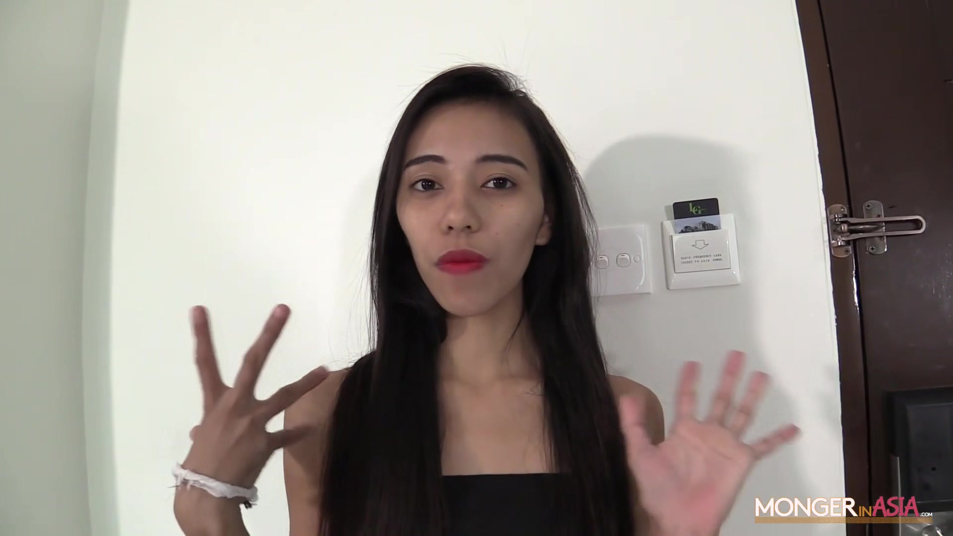 Flat chested Filipina whore wants me to knock her up