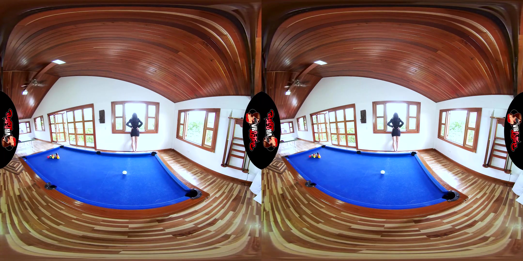 Pool Table Passion; Gorgeous Latina Fucked POV - SexLikeReal