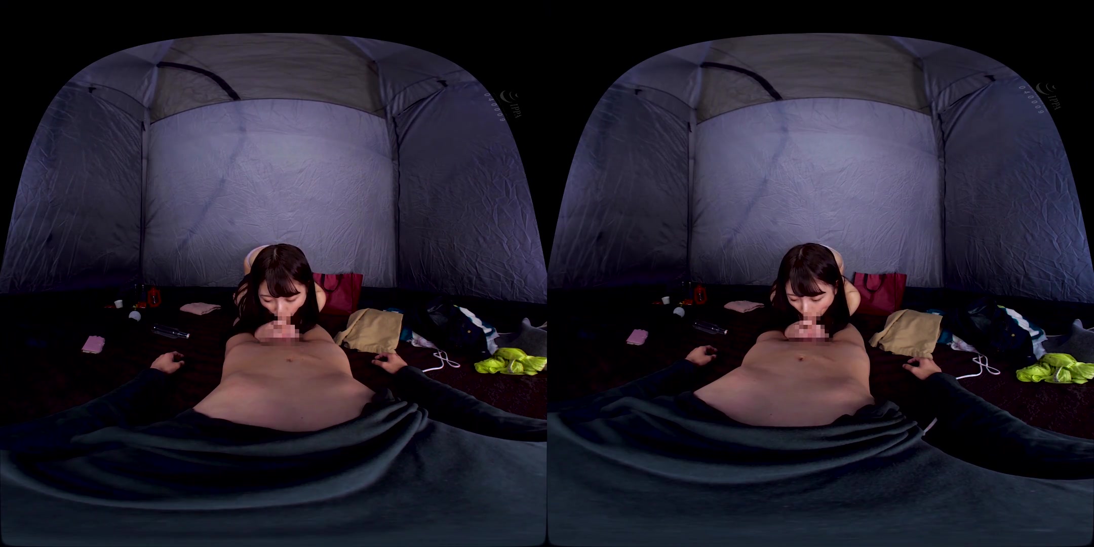 Inside the Tent at a Summer Festival 2 - Asian teen 18+ Riding