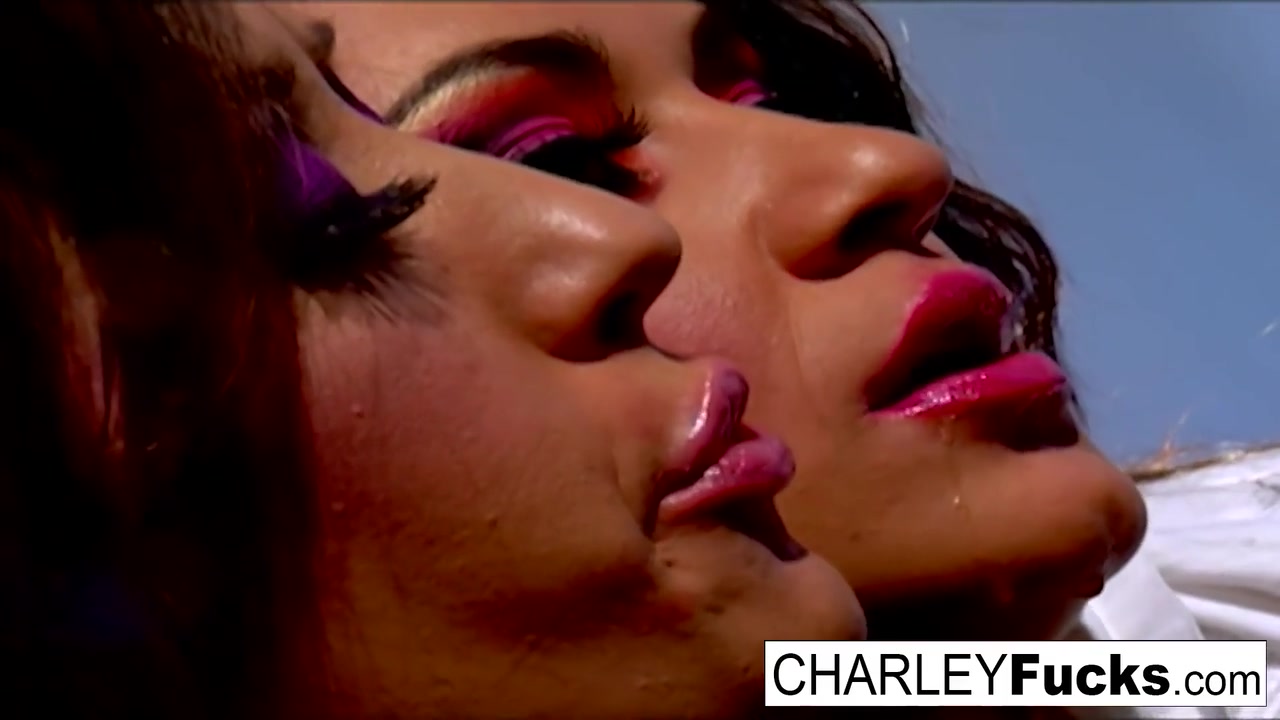 Charlie Has Some Slippery And Wet Fun With Sexy Brunette Capri!