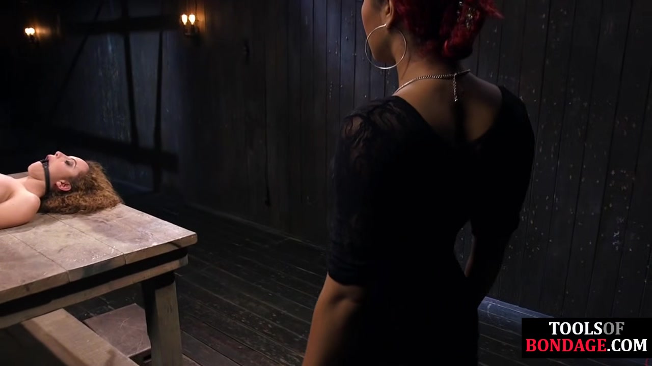 BDSM sub suffers whipping lesson by master and domina
