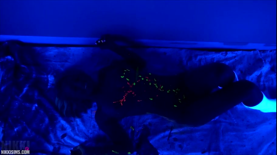 Black Light Body Paint video