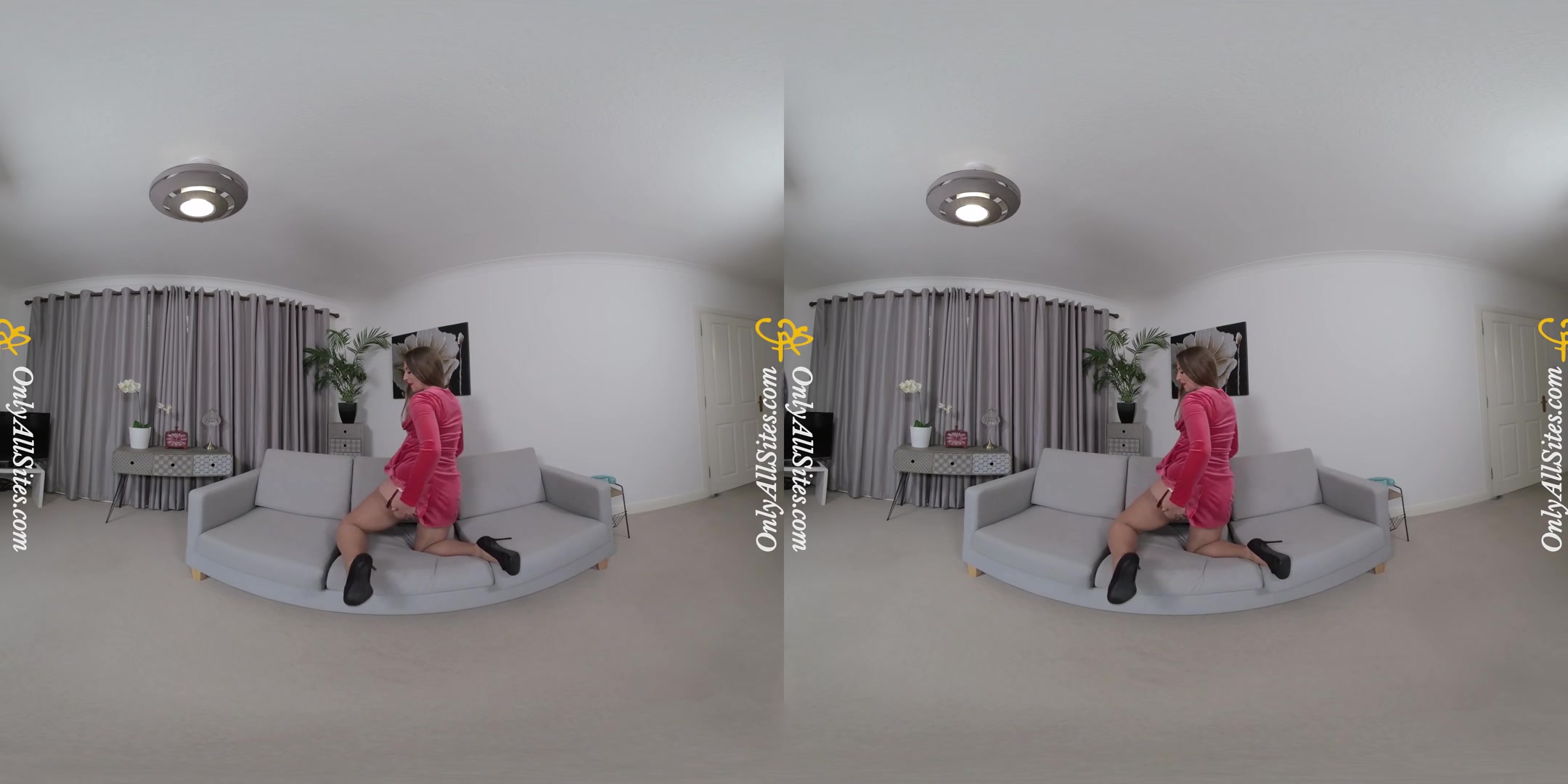 Monika Lara Smith - Strawberry Blonde Teases and Strips - OnlyTease