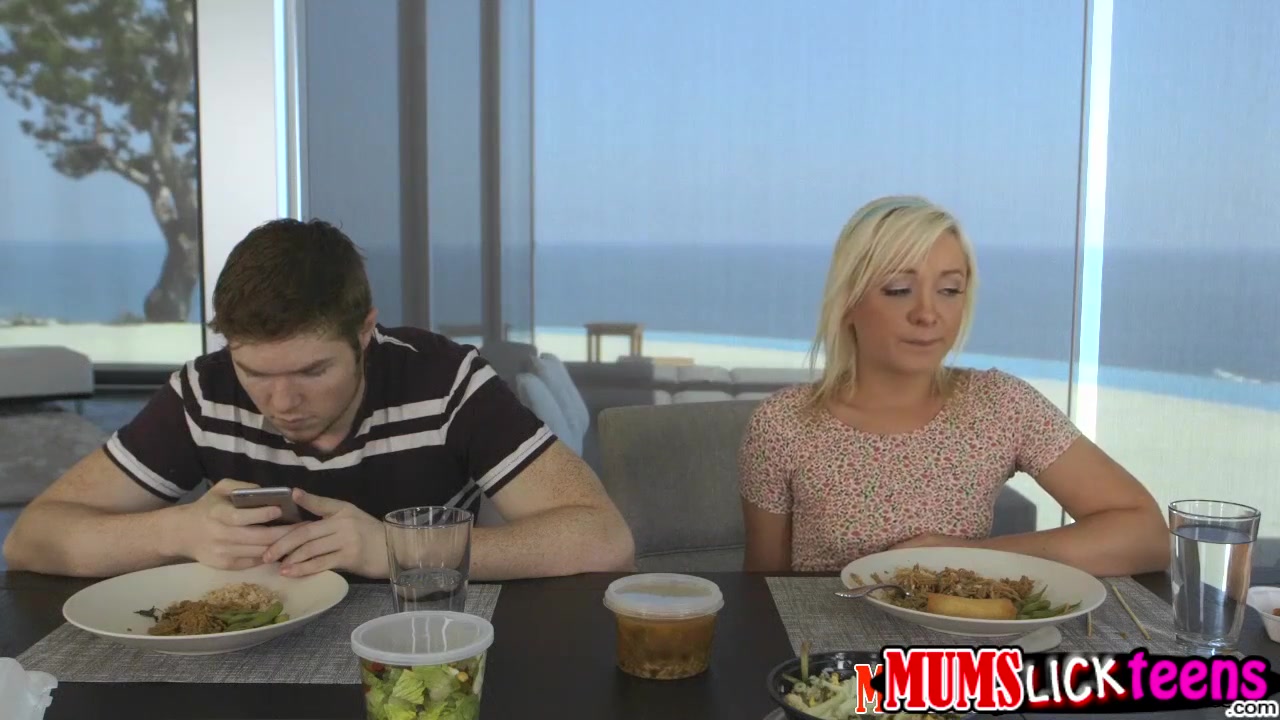Horny Stepmum Nina Fucking Her teen 18+ Visitor