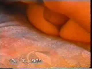 Amateur homemade sex video of a young hot couple