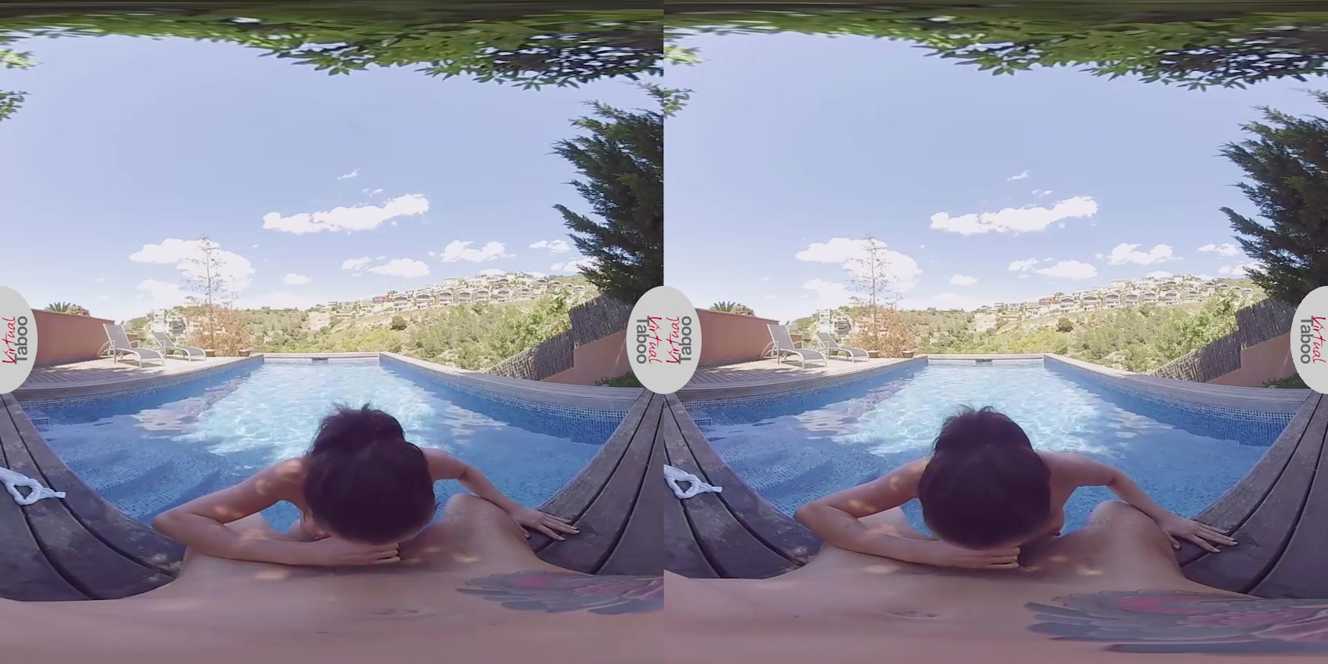 Poolside Story with Little Step sister