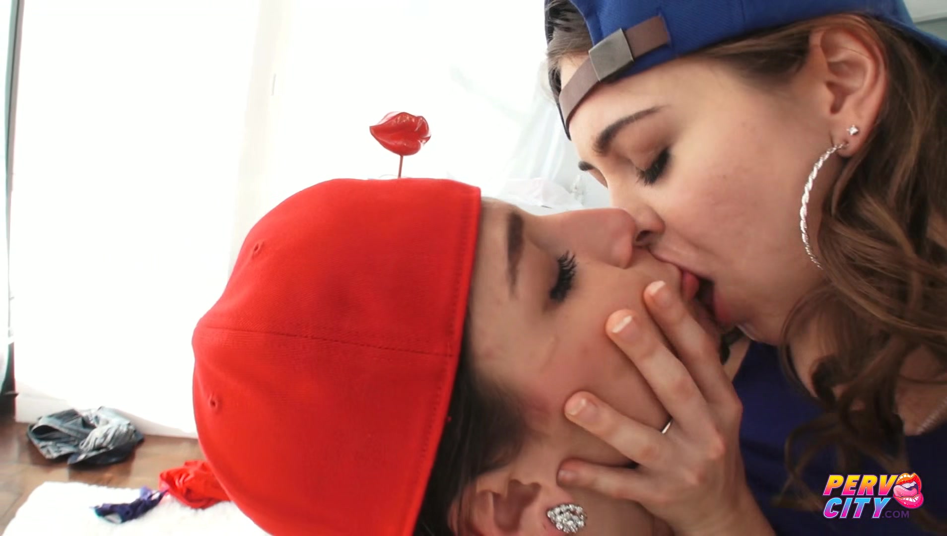 PervCity Abella Danger Riley Reid Double Blowjob