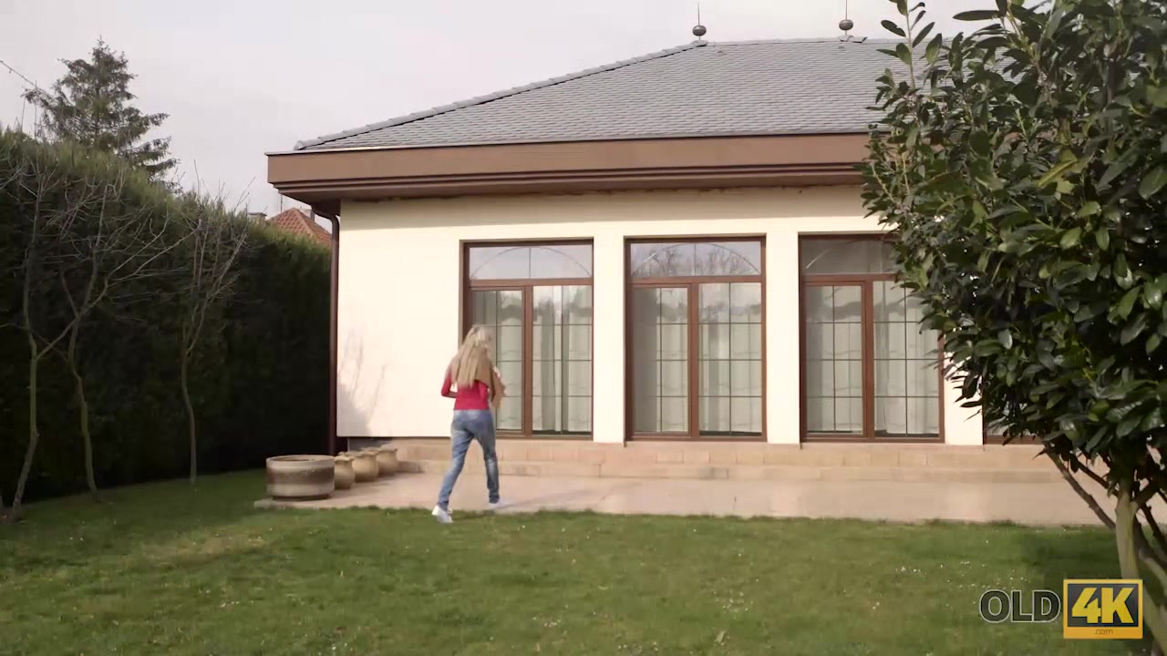 OLD4K. Good-looking teen 18+ wasn't against sex with handsome old Step daddy