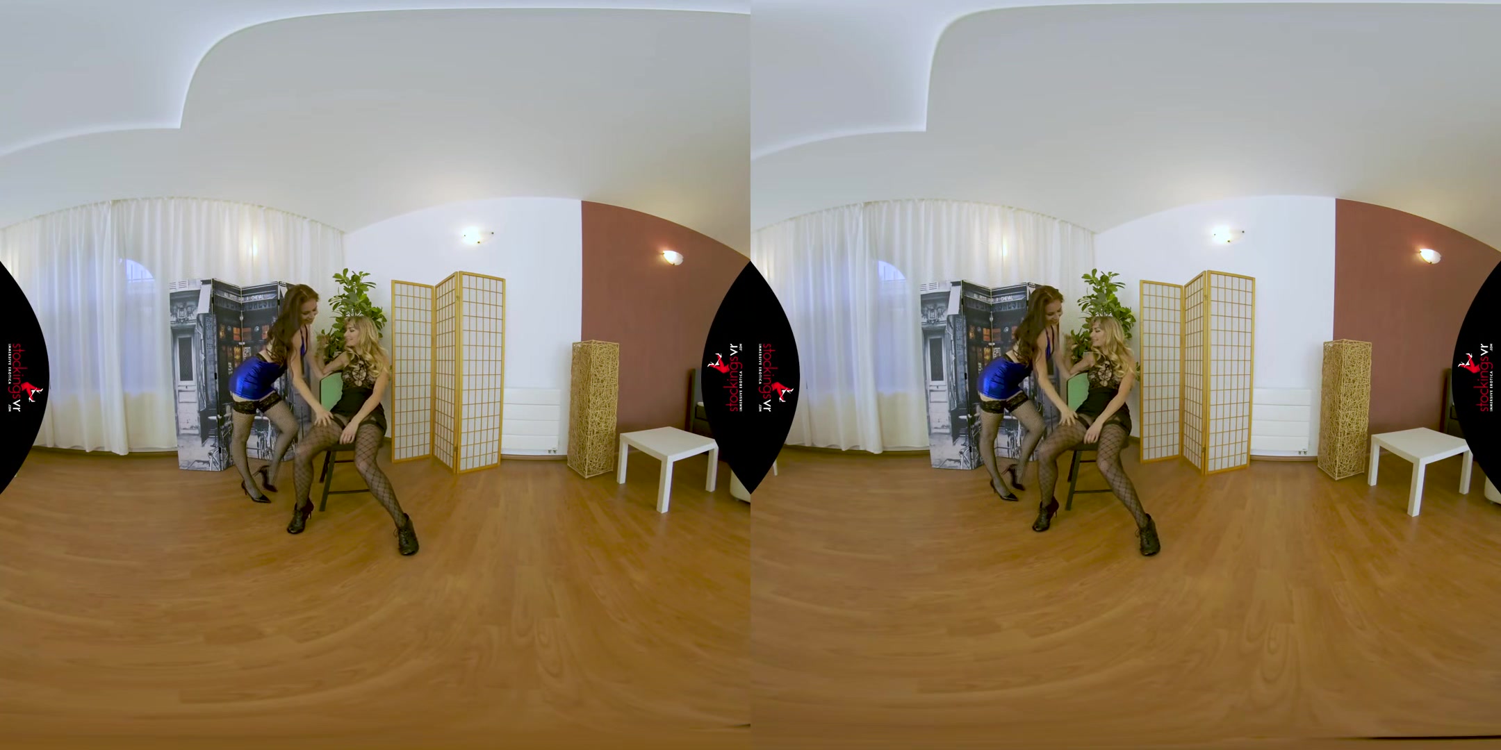 Sheer Pleasure - Lesbian 3D Porn Voyeur Stockings Fetish