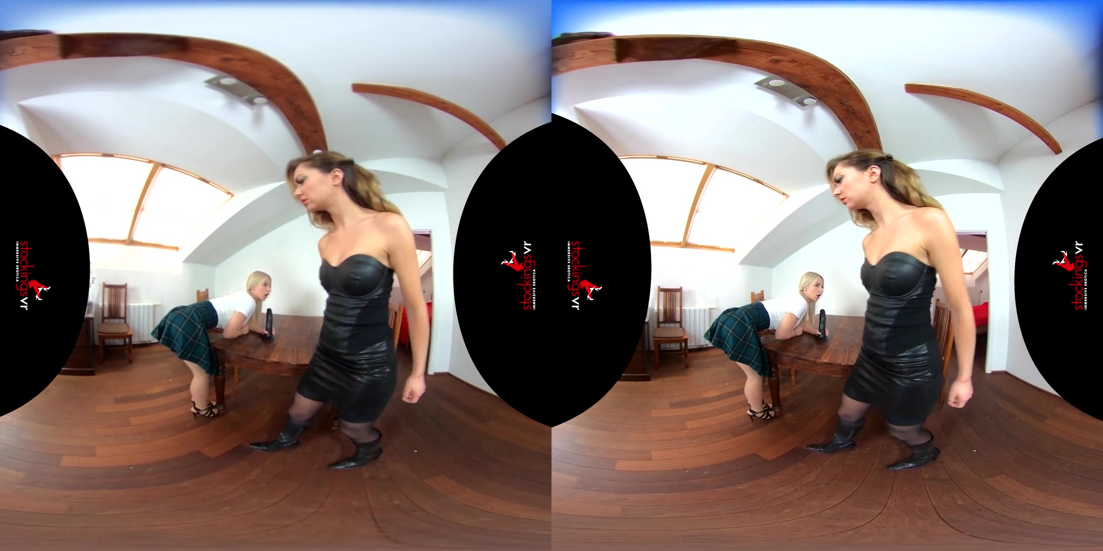 Natalie Cherie & Victoria Puppy in The and The Domme - StockingsVR