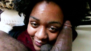 Fucking My stepdad's Lonely Wife In The Mouth
