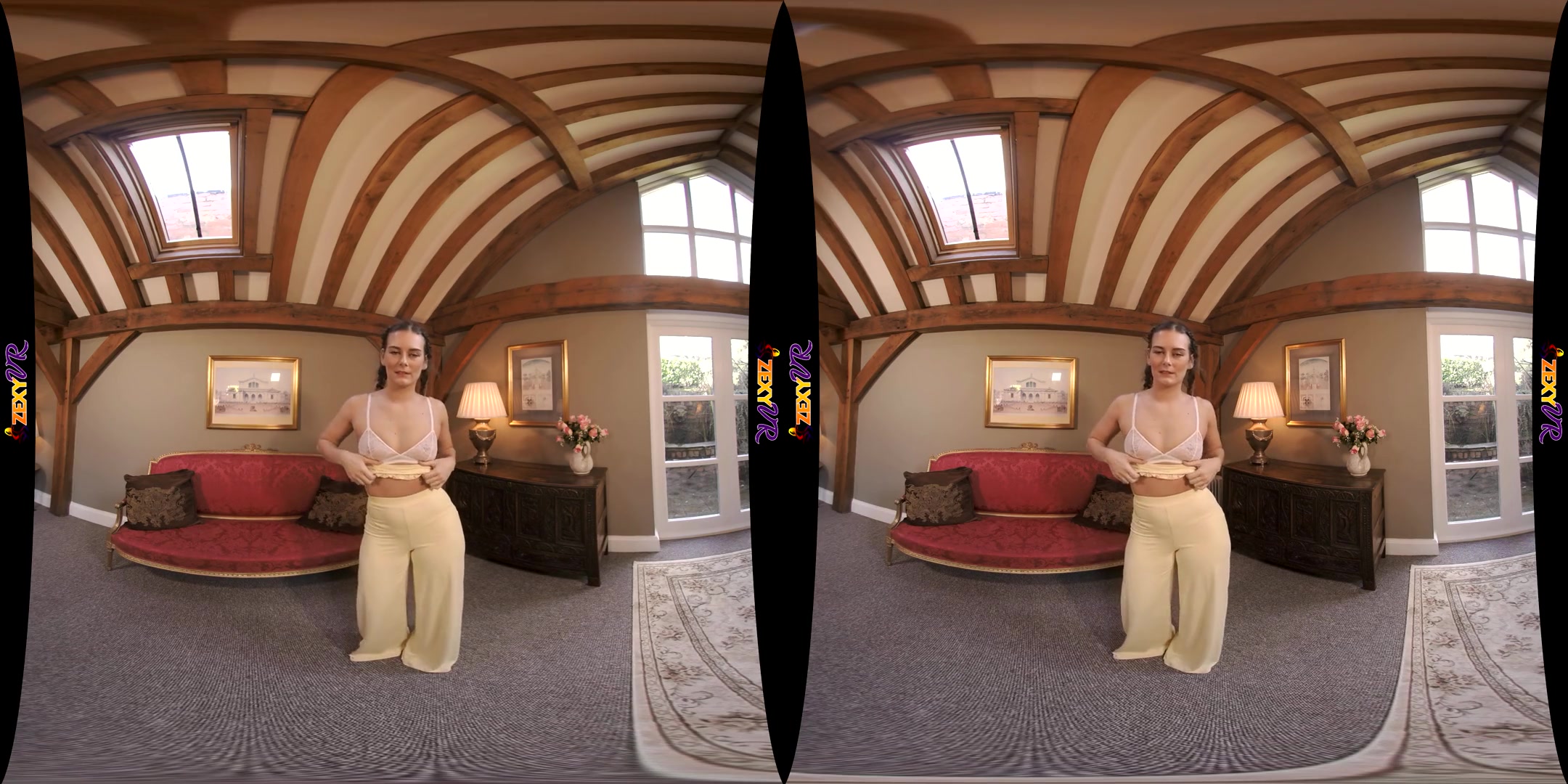 Sleepy Strip - Solo Babe Striptease in VR - SexLikeReal