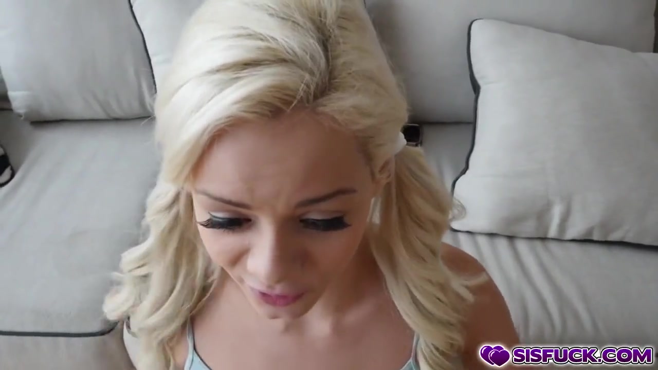 Step Bro Fucks Elsa Jeans Pussy On Top Of His Cock