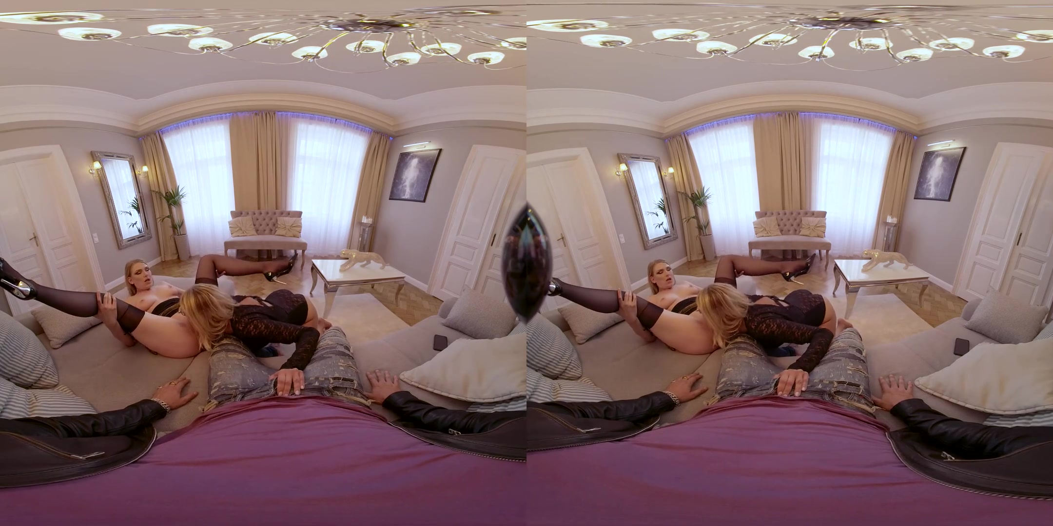 His New Year' Resolutions - Blonde Bombshell MFF Threesome POV
