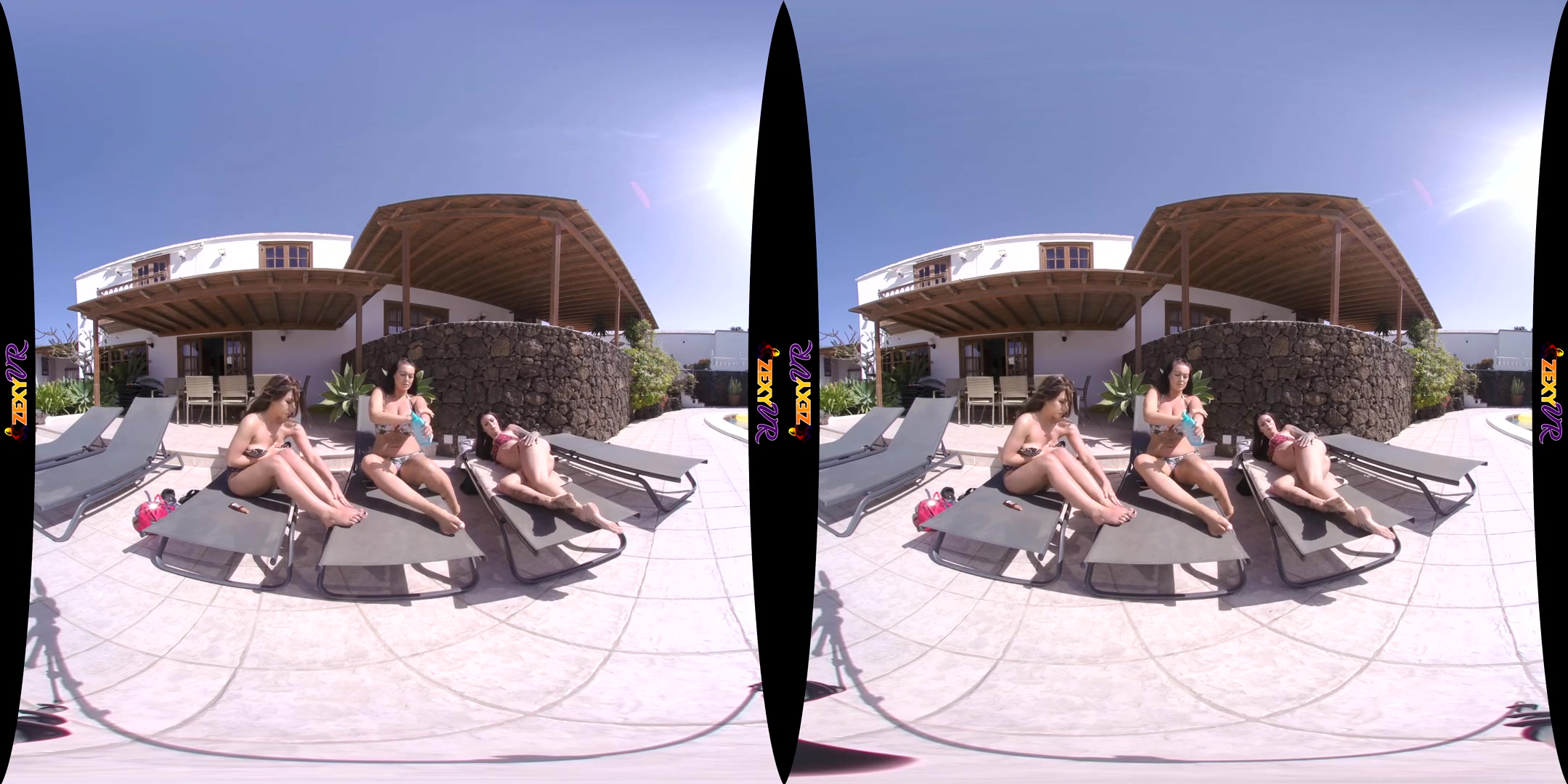 Relaxation - Three Babes Striptease - ZexyVR - SexLikeReal