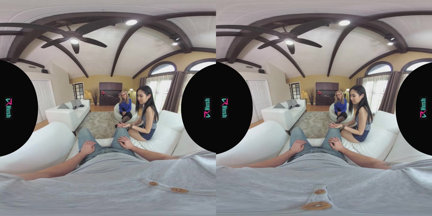VRHUSH Naughty threesome with Nina Hartley and Eva Yi