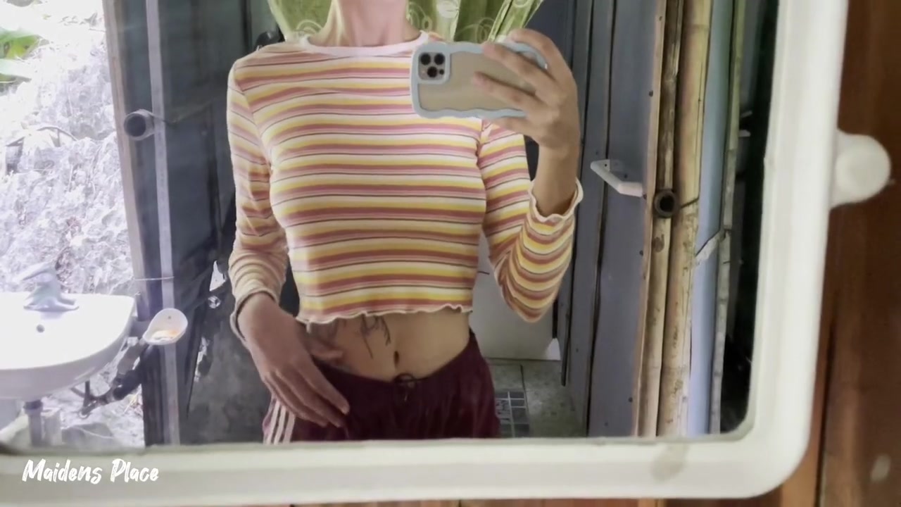 Pleasing Myself In The Wooden Little House