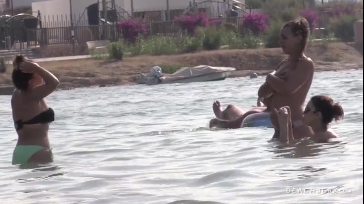 Busty Latino - BeachJerk