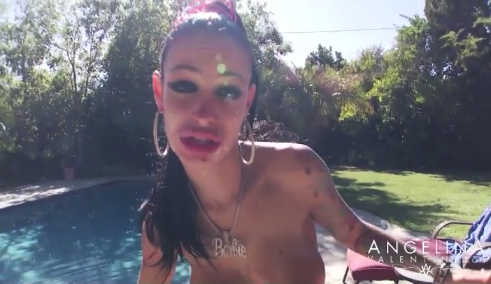Angelina Valentine Poolside - AngelinaValentine