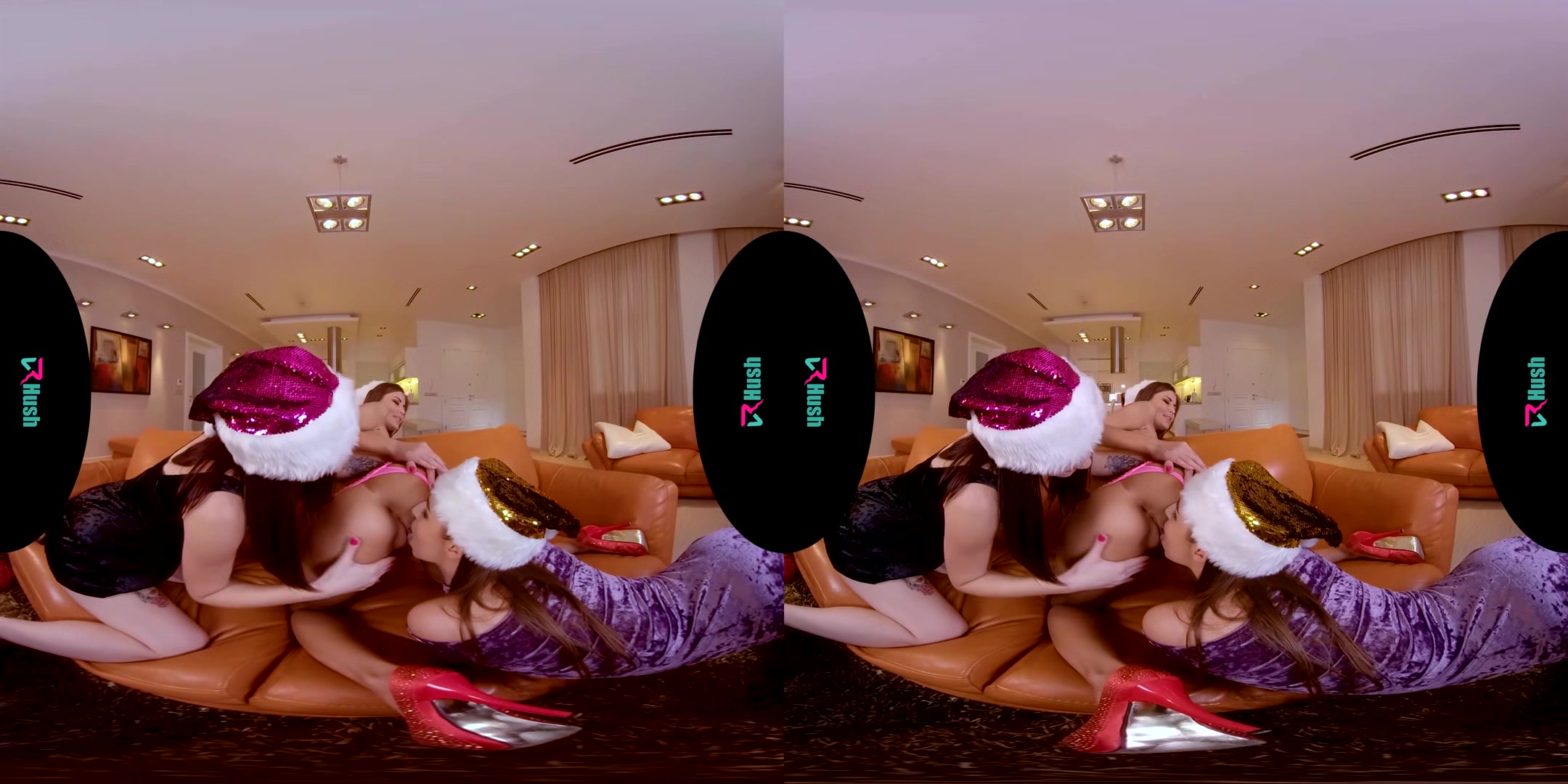 I Brought A Special Present For Xmas! - Mfff Foursome Pov