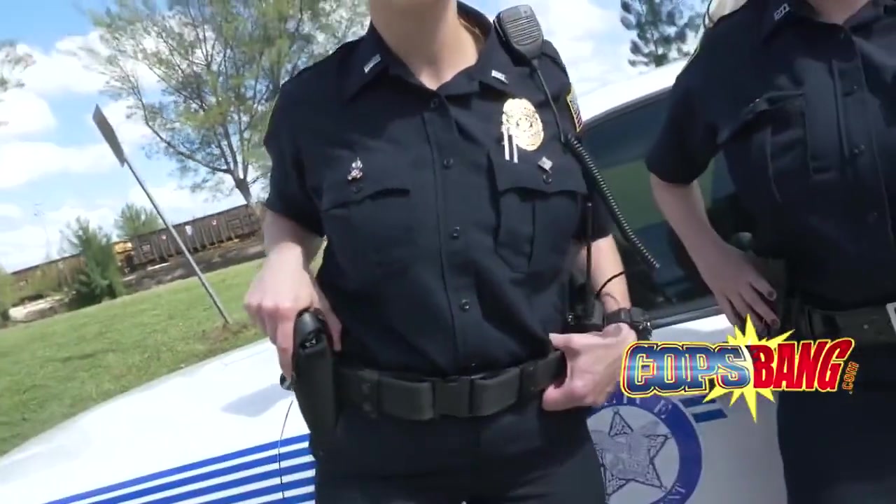 Black Dude Pounding Two Hot Cops