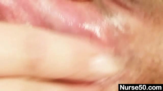 Old lady head nurse kinky hairy pussy spreading