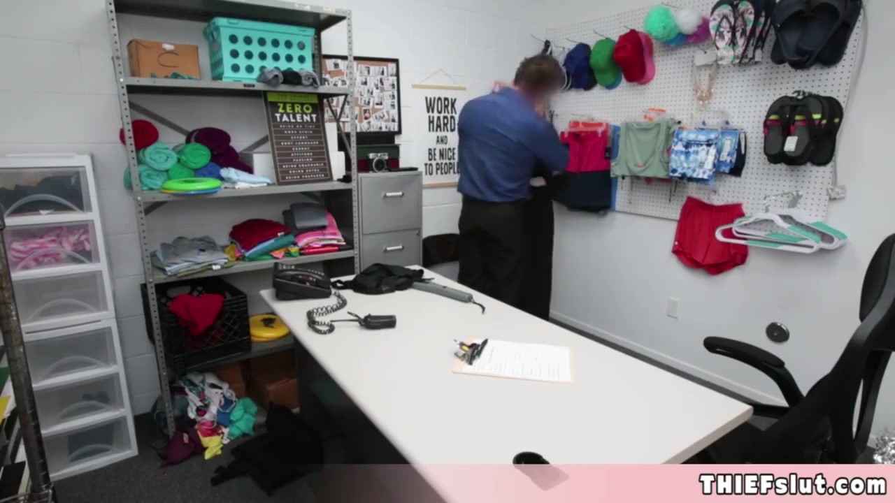 Cute Blonde Shoplifter Chick Endures A Strip Search And