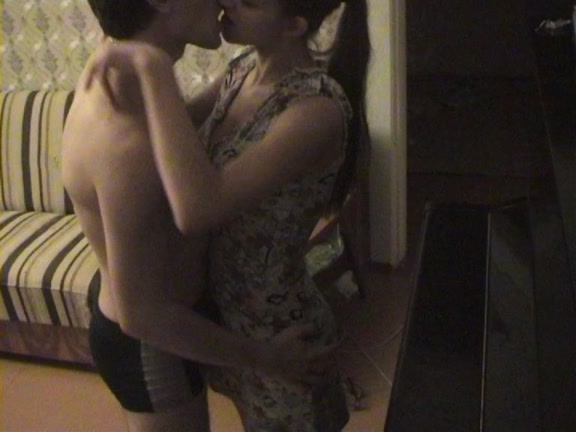 pair homemade sex on the piano and soft ottoman