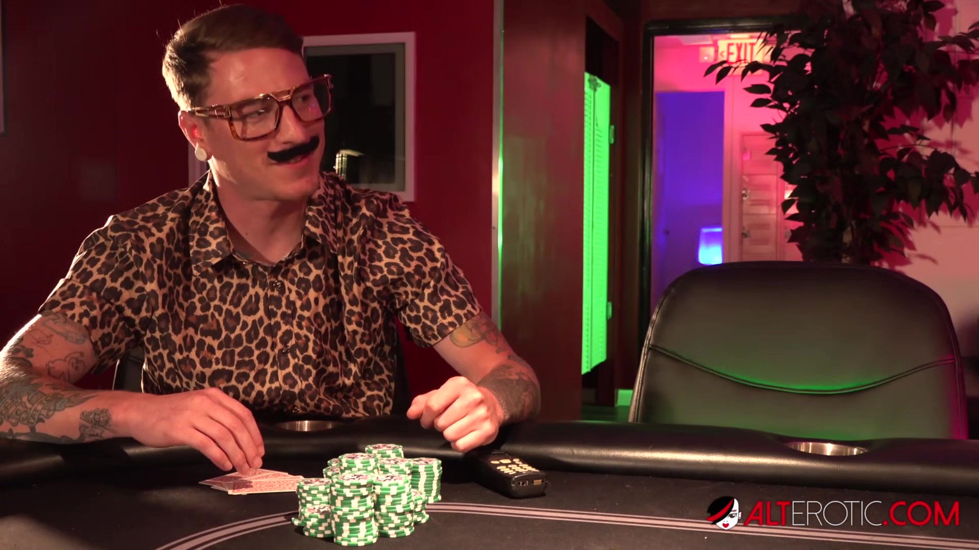Tattooed hottie Misha Montana goes all in on poker