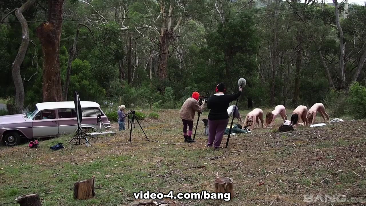 Go behind the scenes of a hippie lesbian sex retreat - BANG!