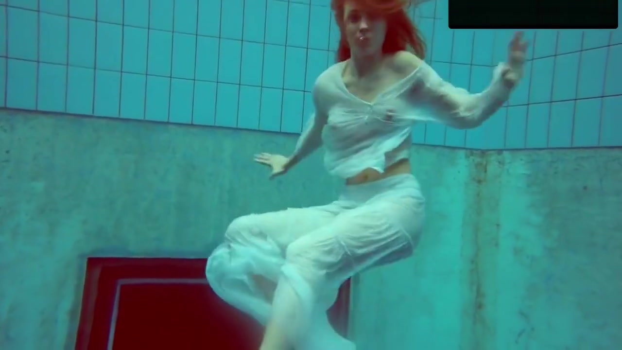 Redhead Diana Hot And Horny In A White Dress