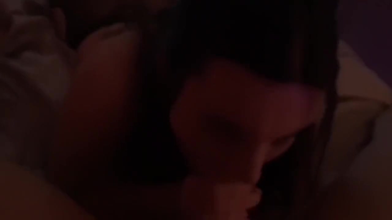 Horny blowjob by my roomate