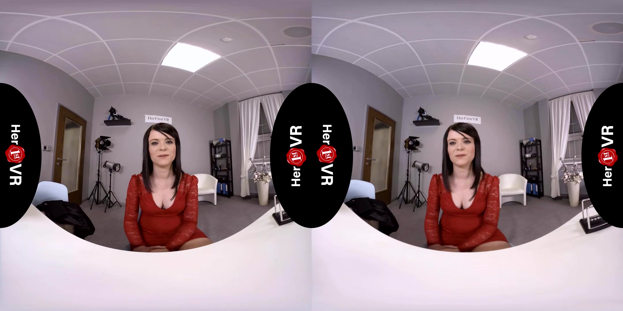 Lena King - First Vr Casting; Pale Brunette Casting