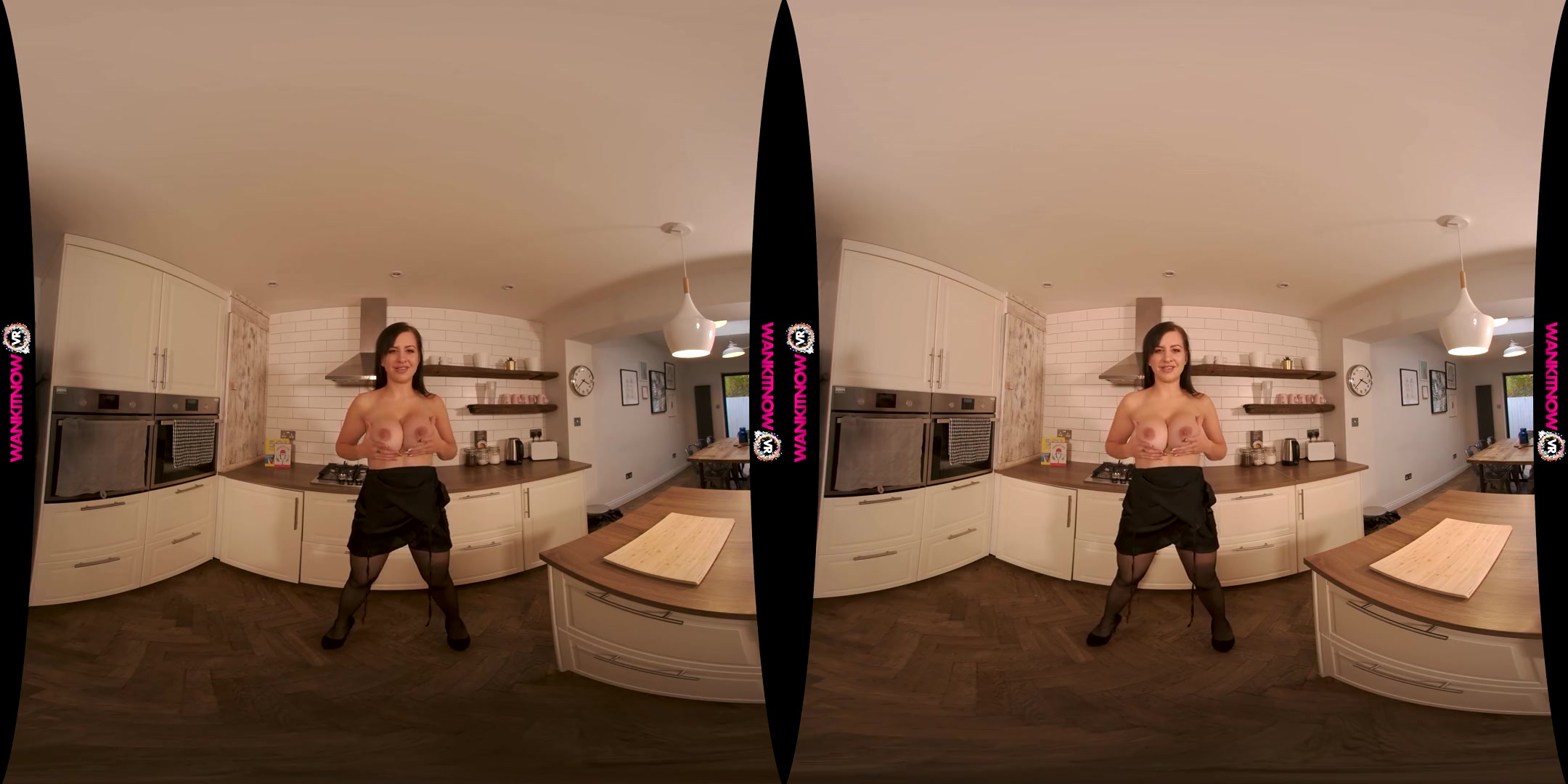Kitchen Spread - Big Ass Big Tits Solo Model Fingering