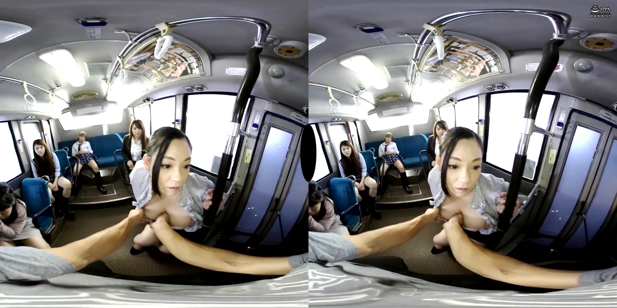 Yui Hatano & Mikako Abe in Yui Hatano and Mikako Abe Stop the Time on a Bus VR 1 - PetersMAX