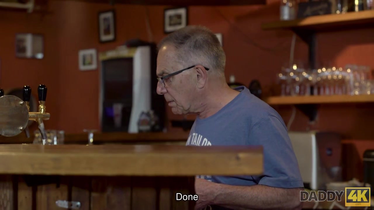 Daddy4K. Slutty chick really wants to try hard cock of paramours Step dad