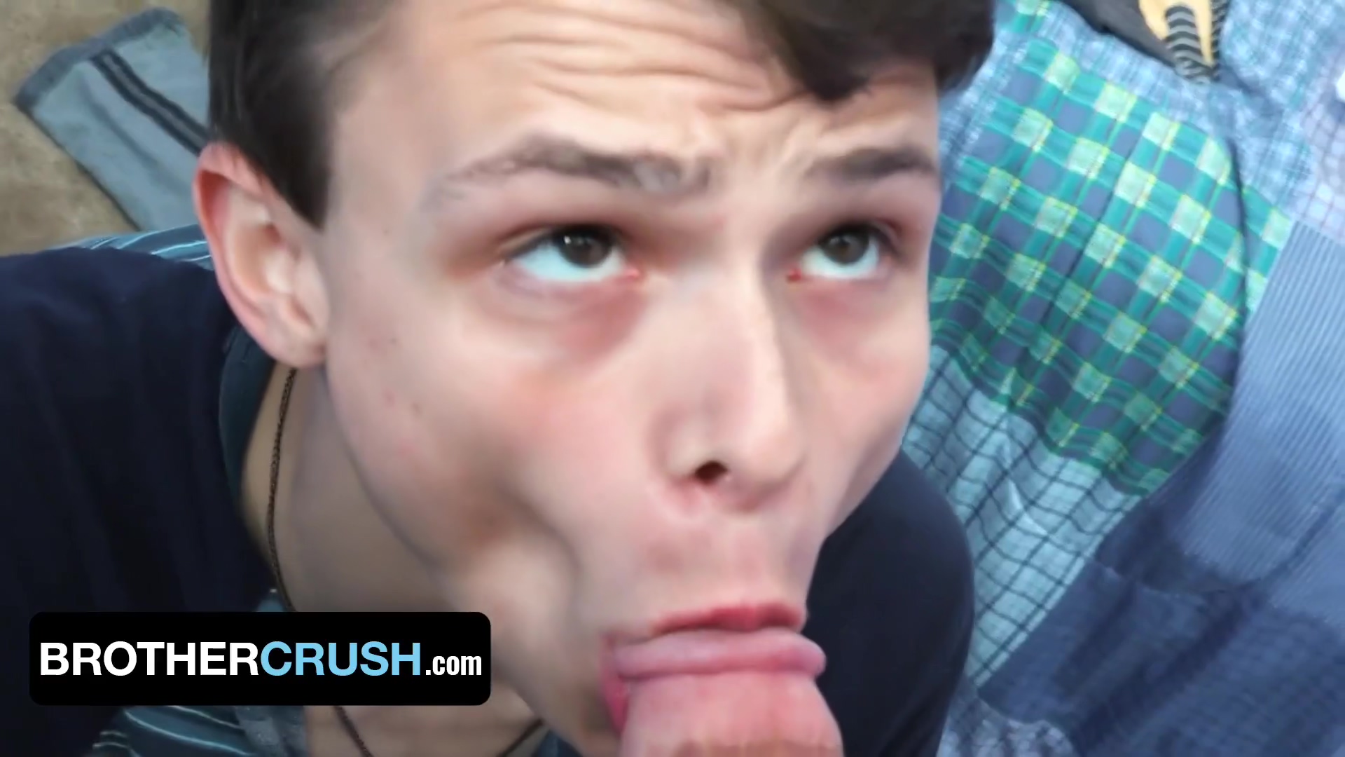 Austin Xanders - Innocent Boy Takes His Big Step Bros Giant Throbbing Cock And Hot Jizz