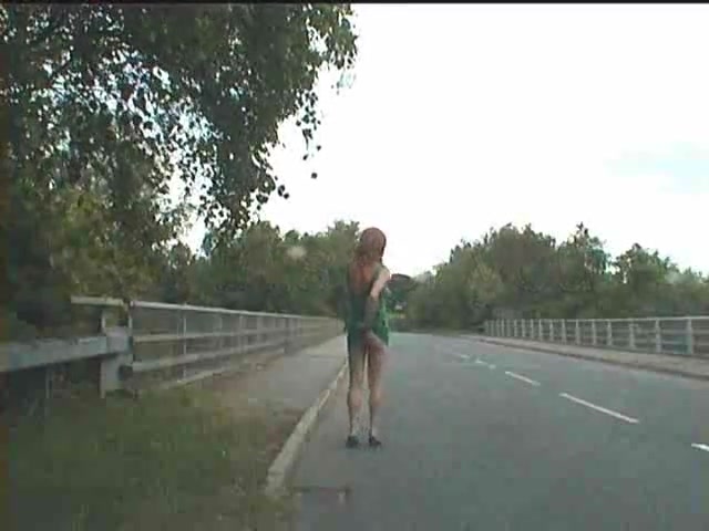 Horny Transgender Teasing Outdoor